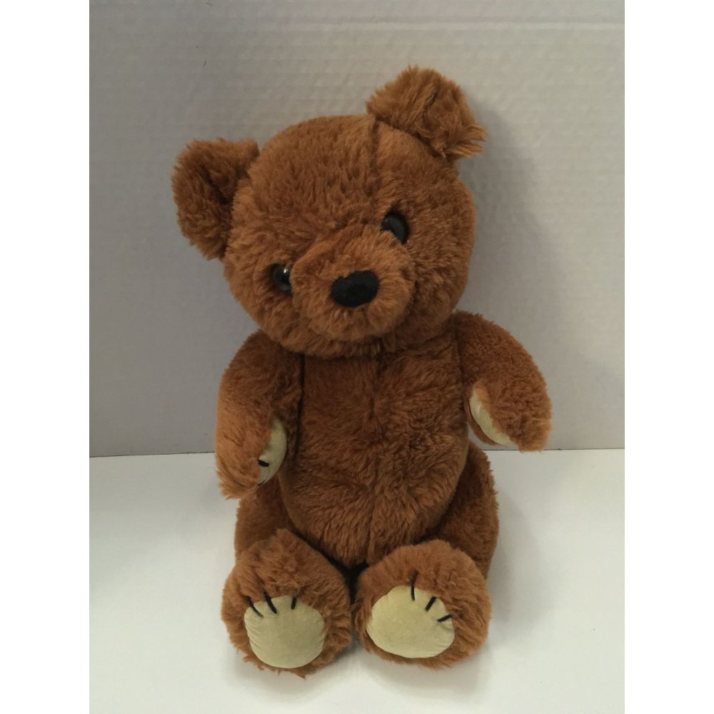 Dakin Brown 1981 Movable Korea Vintage 14" Vintage Plush Stuffed Animal Toy
